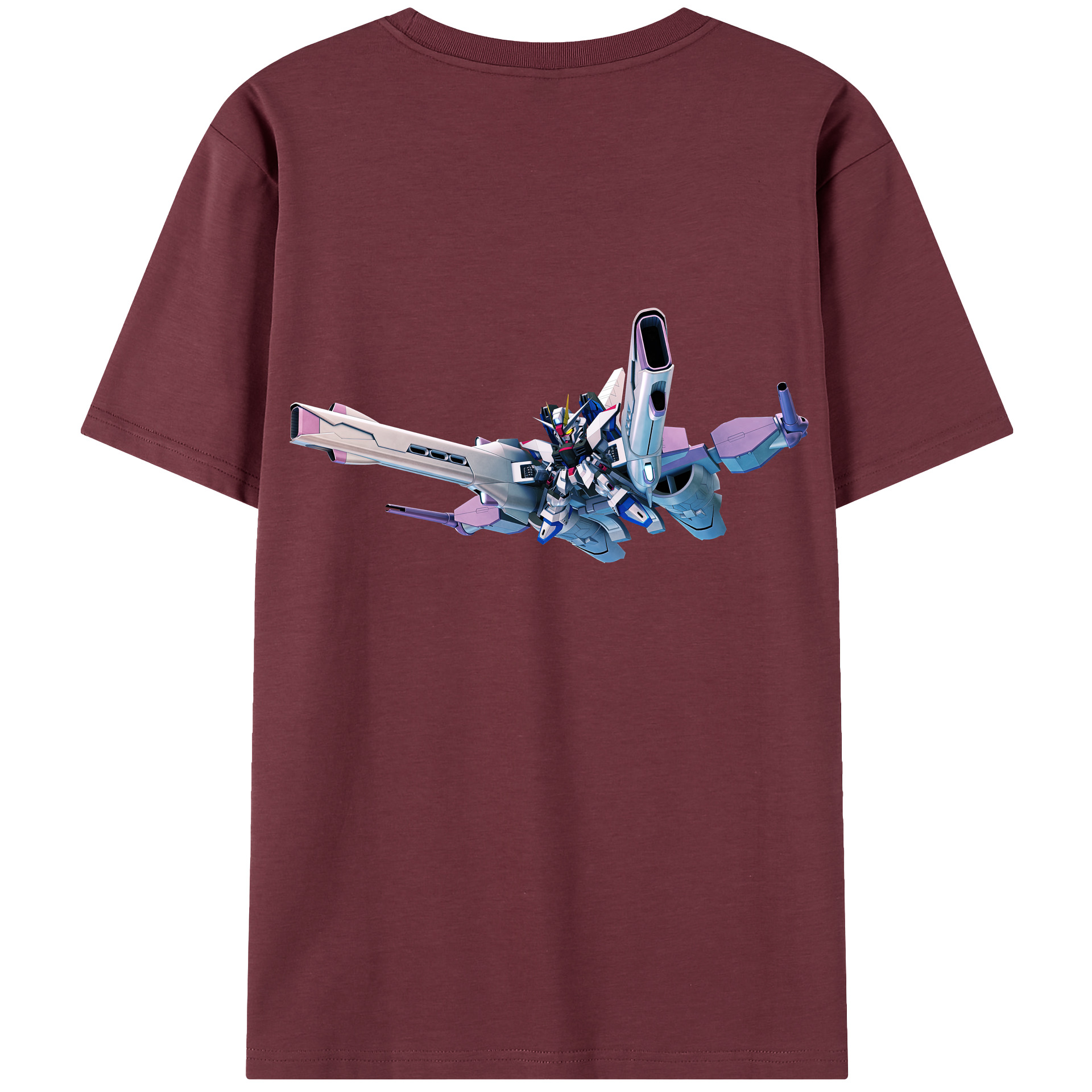 （画像用） 機動戦士ガンダム Mobile Suit Gundam 綿100％半袖Tシャツ（背面プリント）